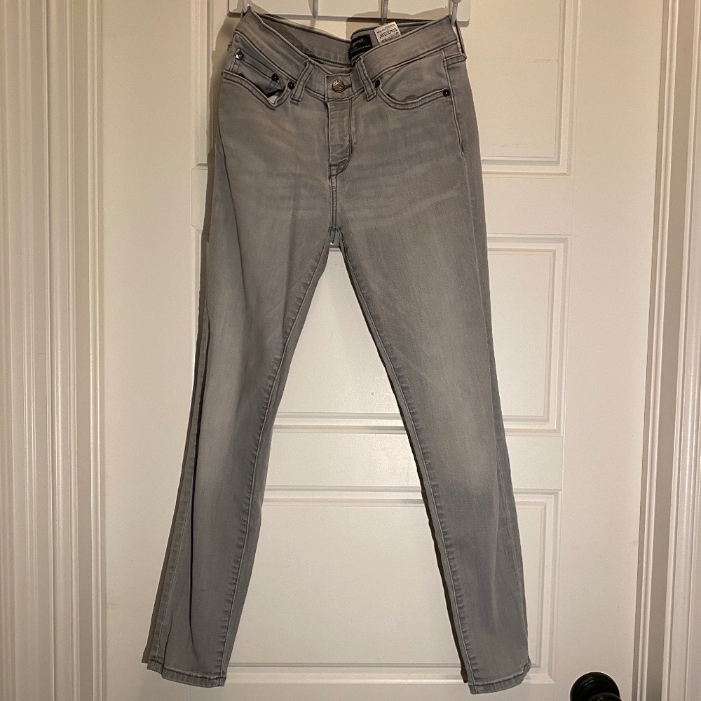 Banana Republic Factory Sculpt Skinny Grey Jeans